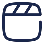 Clapperboard SVG Icon